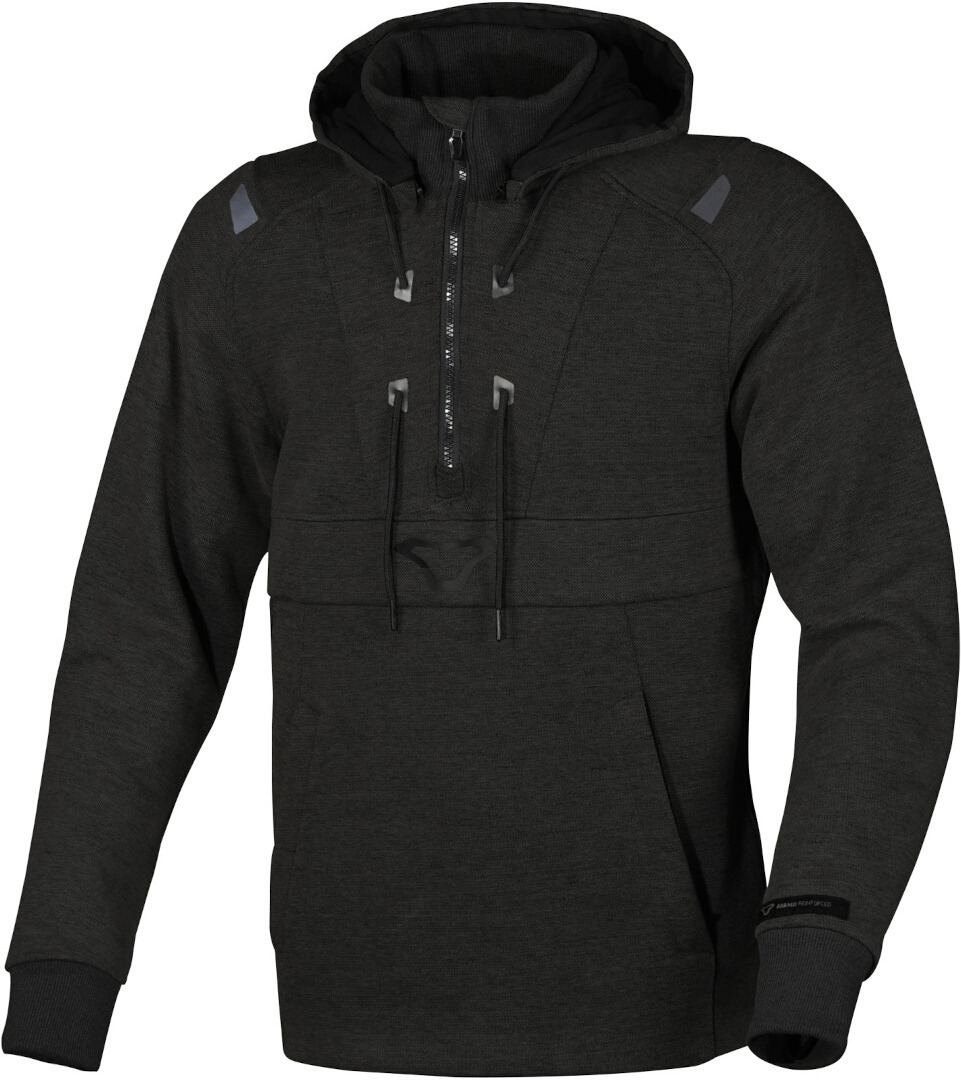 Macna Byron Motorcycle Hoodie, black, Size S, black, Size S