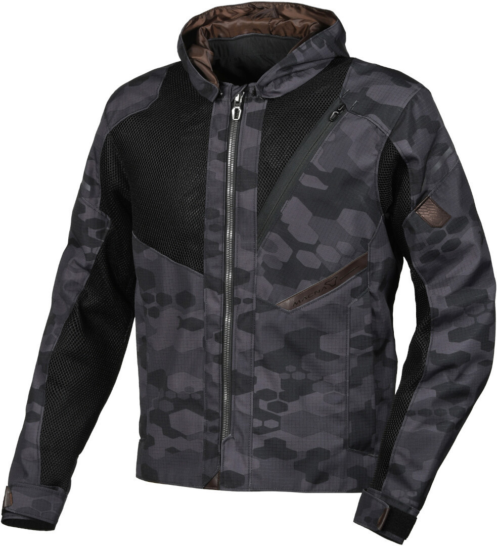 Macna Farrow Motorcycle Textile Jacket, black-multicolored, Size XS, black-multicolored, Size XS