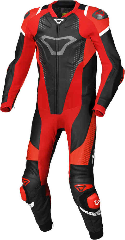 Macna Tronniq perforovaný jednodílný motocyklový kožený oblek