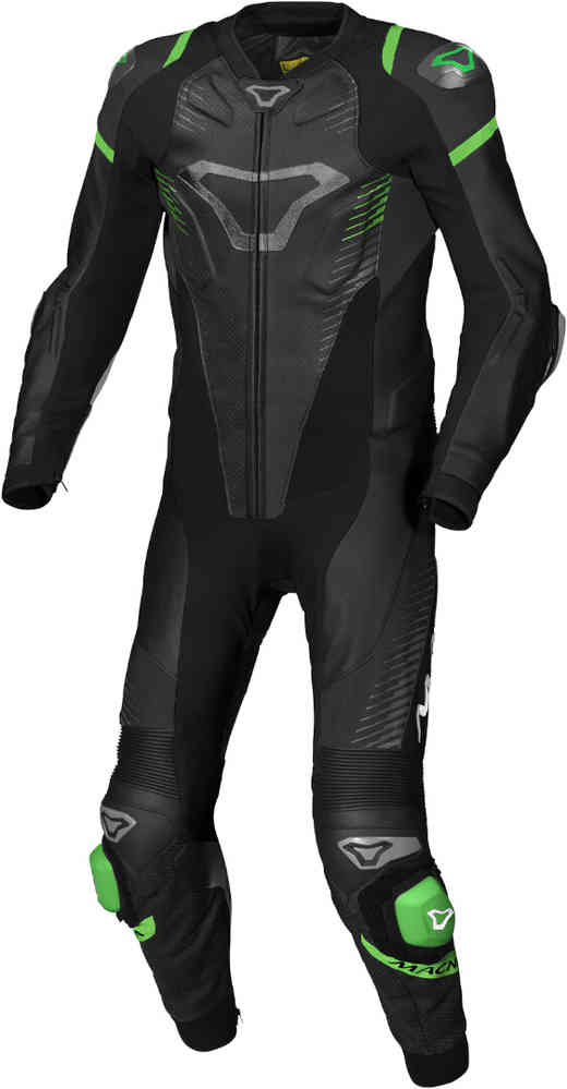 Macna Tronniq perforated One Piece Motorcycle Leather Suit