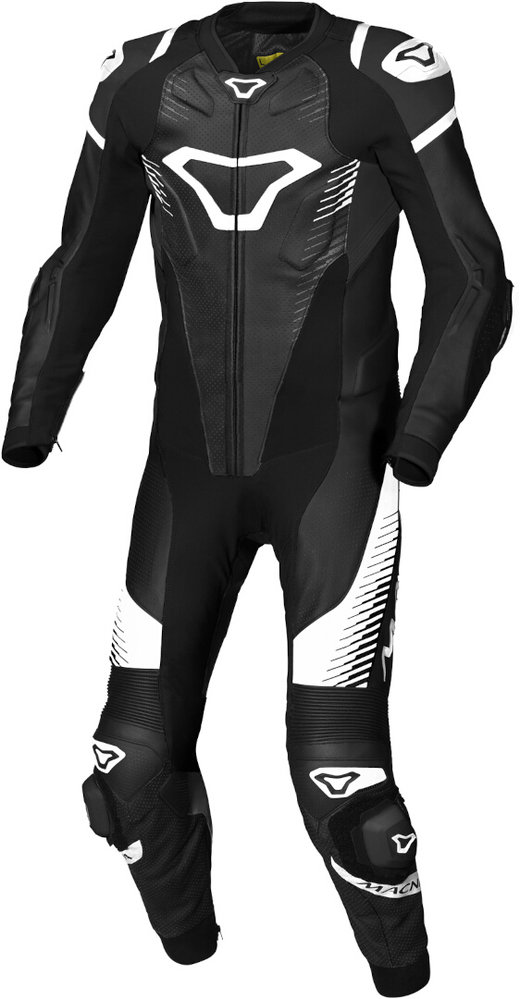 Macna Tronniq perforert One Piece Motorsykkel Leather Suit