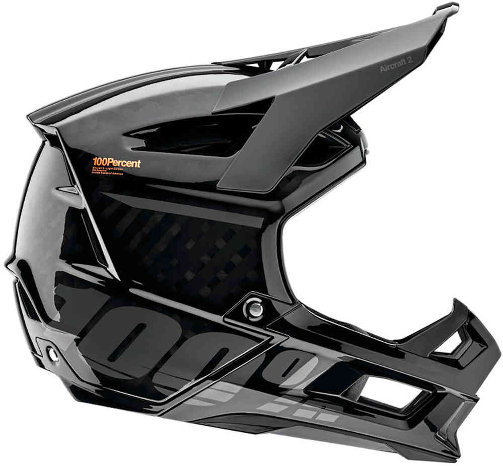 100% Aircraft 2 Black Casco de descenso