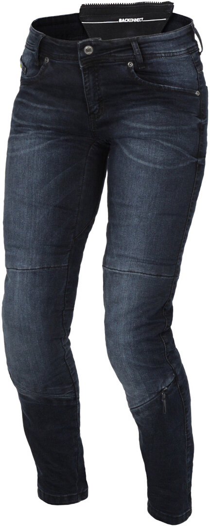 Macna Jenny Pro Ladies Motorcycle Jeans, blue, Size 26 for Women, blue, Size 26 for Women