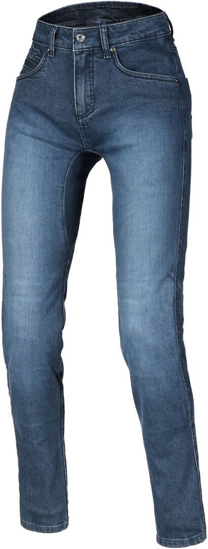 Macna Bloom Ladies Motorcycle Jeans, blue, Size 26 for Women, blue, Size 26 for Women
