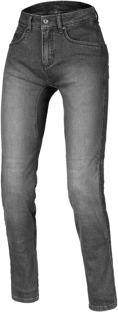Macna Bloom Ladies Motorcycle Jeans, grey, Size 26 for Women-image-972234966
