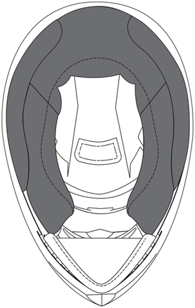 AGV K-3 SV Wangenpolster
