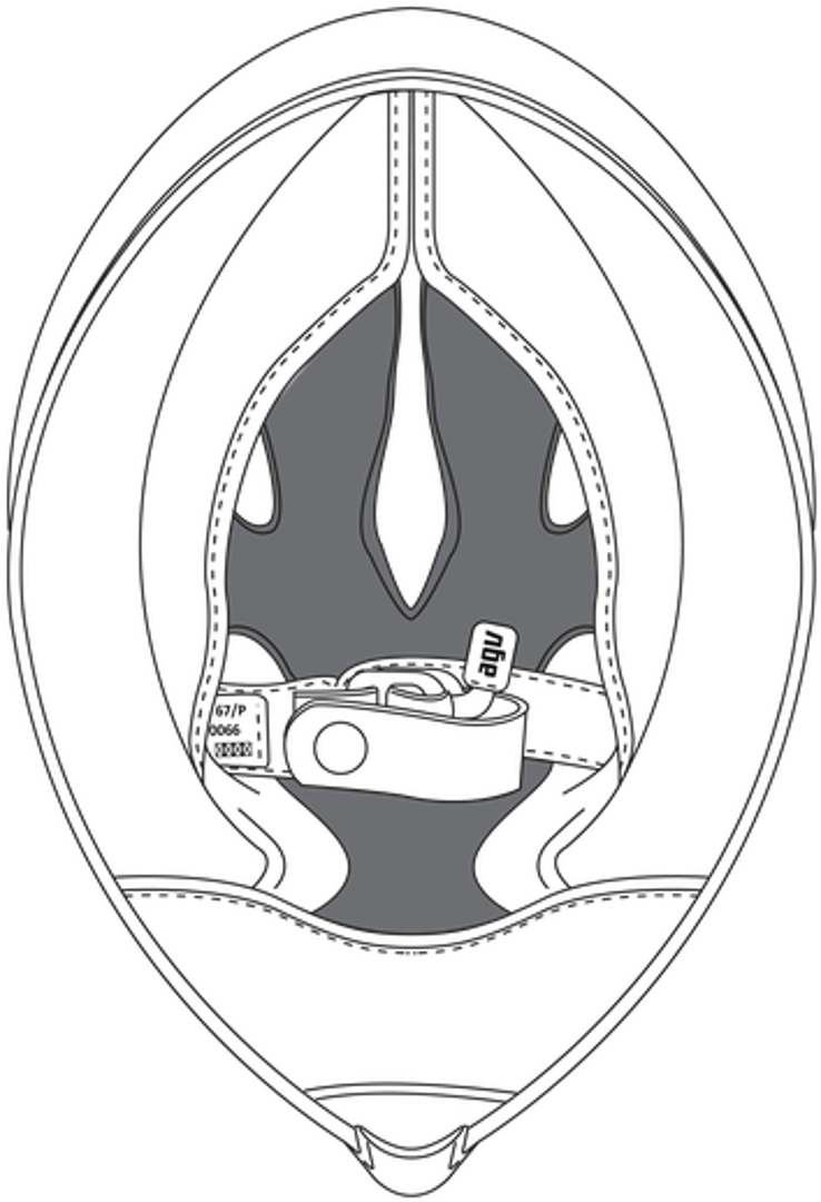 Image of AGV Pista GP R Crown Pad, nero-rosso, dimensione M L
