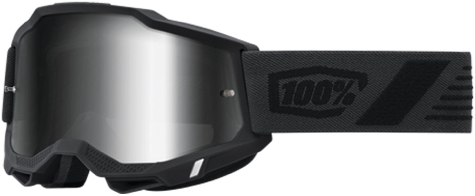 100% Accuri 2 Scranton Motocross Goggles, black-white, black-white, Size One Size