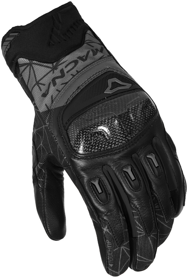 Macna Rocco Motorcycle Gloves, black, Size 3XL, black, Size 3XL