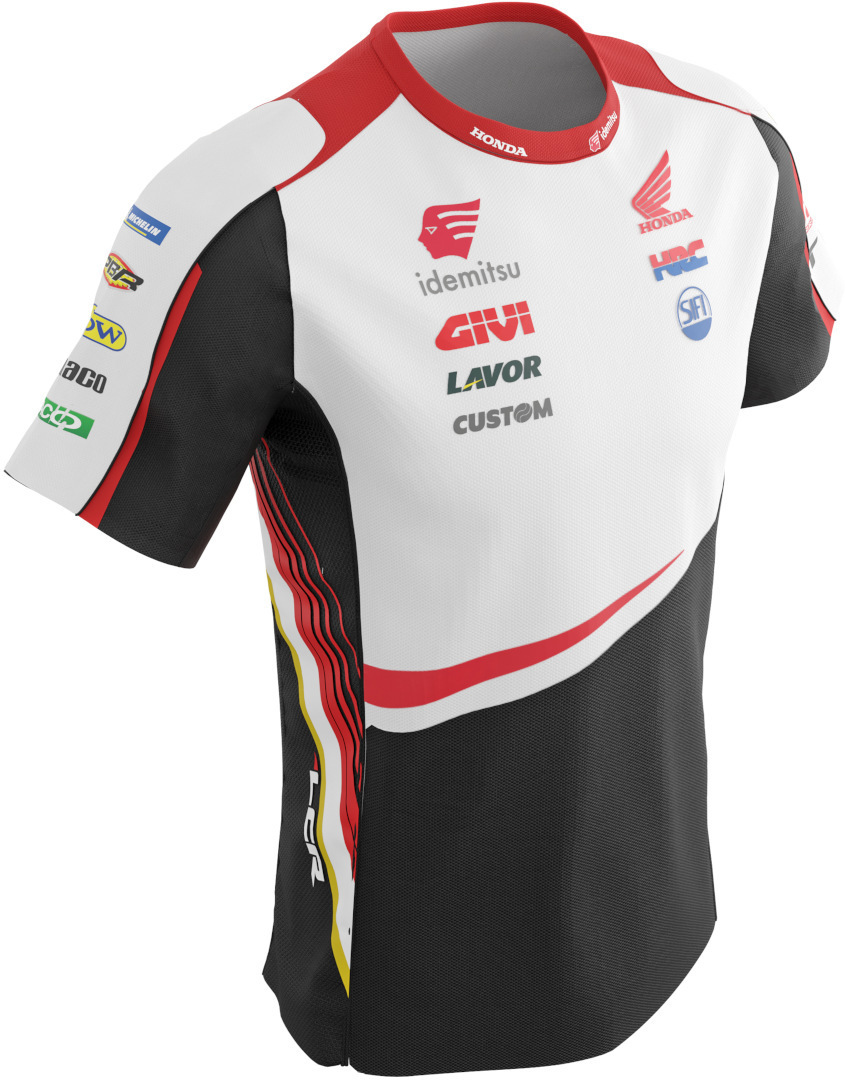 Ixon Honda LCR GP Replica Kinder T-Shirt, schwarz-weiss-rot, Größe 12 Jahre