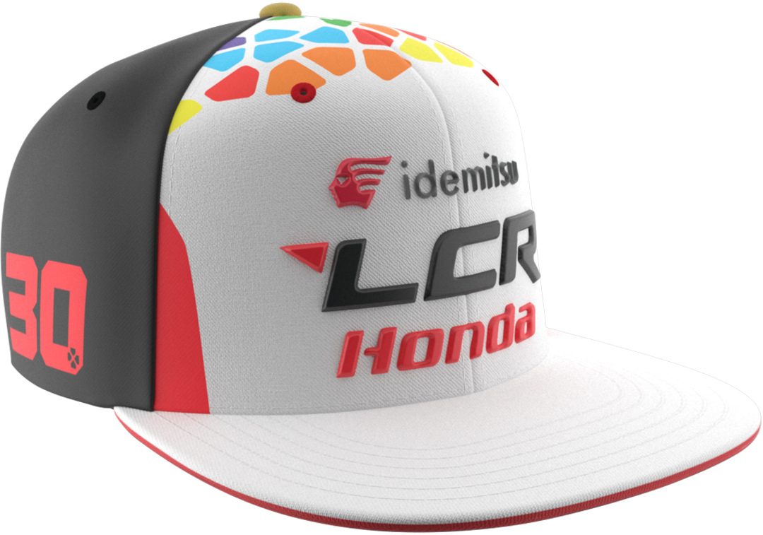 Ixon Honda LCR Taka Snapback Cap, black-white-red, black-white-red, Size One Size