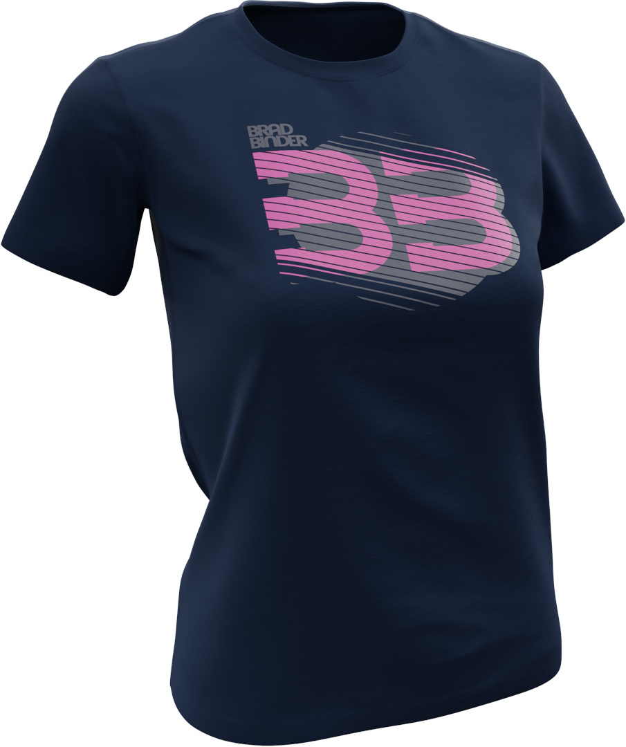 Ixon Brad Binder Ladies T-Shirt, blue, Size S for Women, blue, Size S for Women
