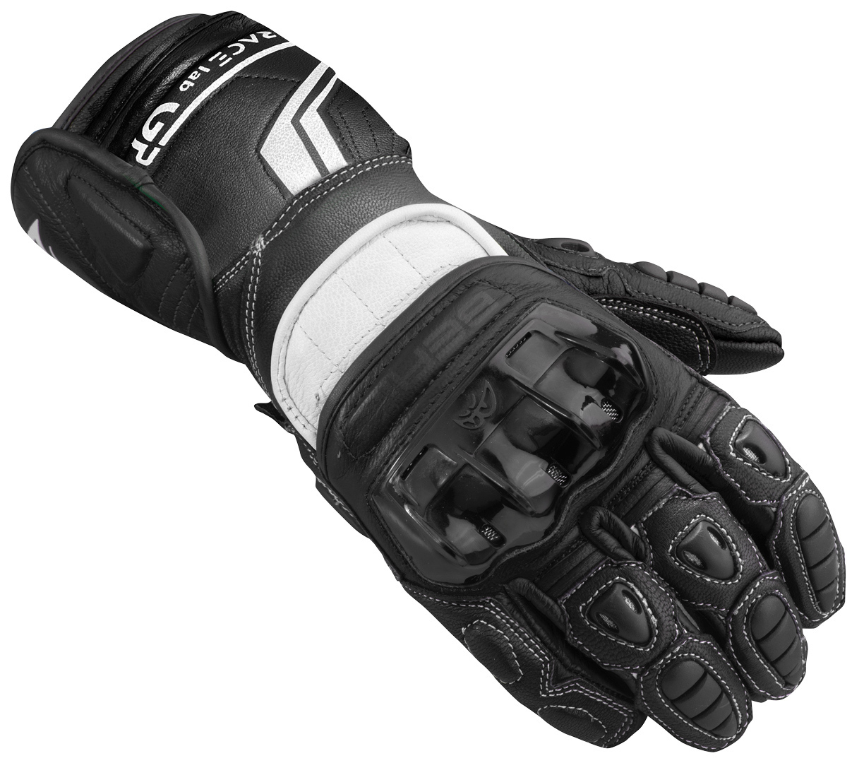 Berik Track Pro Motorcycle Gloves, black-white, Size S, S Black White unisex