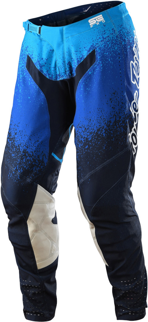 Troy Lee Designs SE Pro Webstar Motocrossbyxor, vit-blå, storlek 34