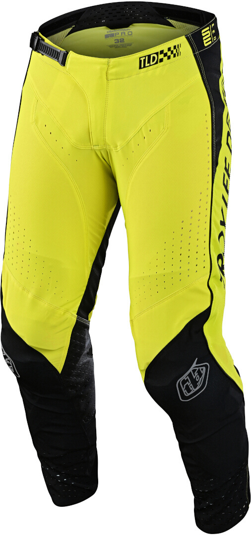 Troy Lee Designs SE Pro Drop In Motocross bukser, sort-gul, størrelse 30