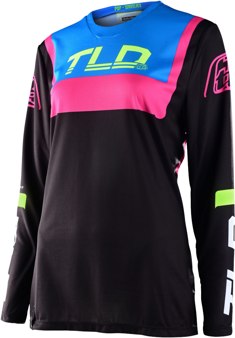 Troy Lee Designs GP Brazen Ladies Motocross Jersey, black, Size S for Women, black, Size S for Women