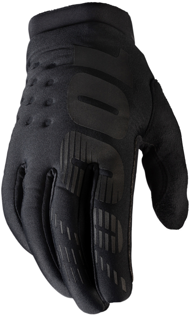 100% Brisker Youth Bicycle Gloves, black, Size S, black, Size S