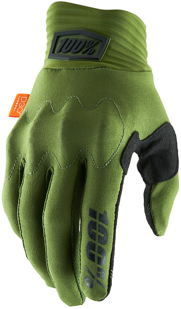 100% Cognito Fahrrad Handschuhe, grün, Größe XL