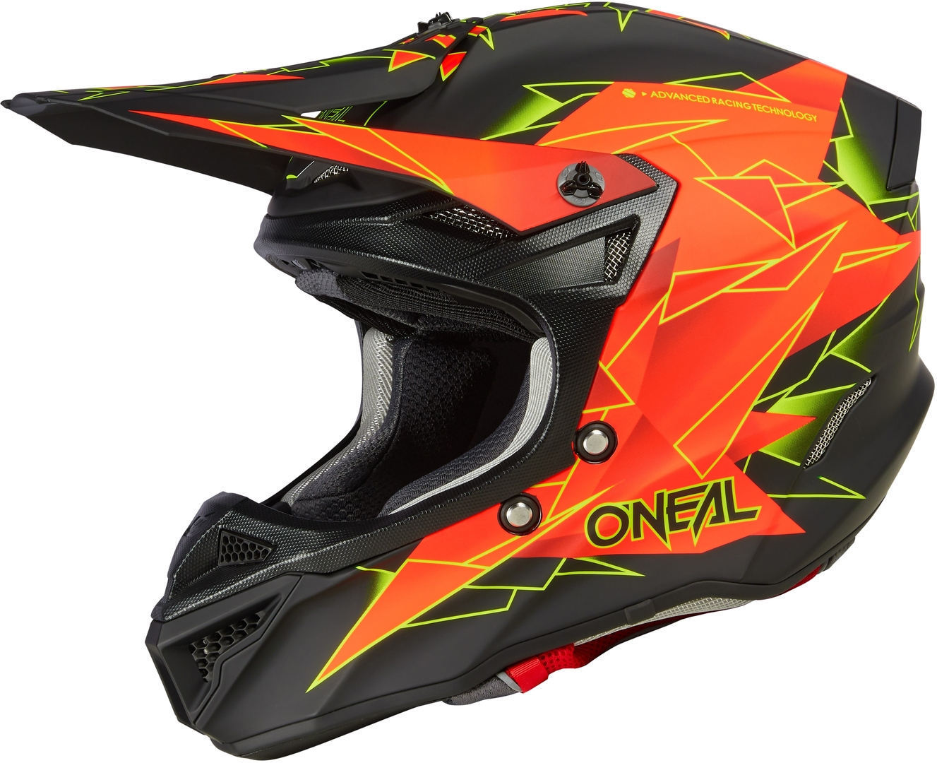 Oneal 5Series Polyacrylite Surge Motocross Helmet, black-red, Size XS, black-red, Size XS