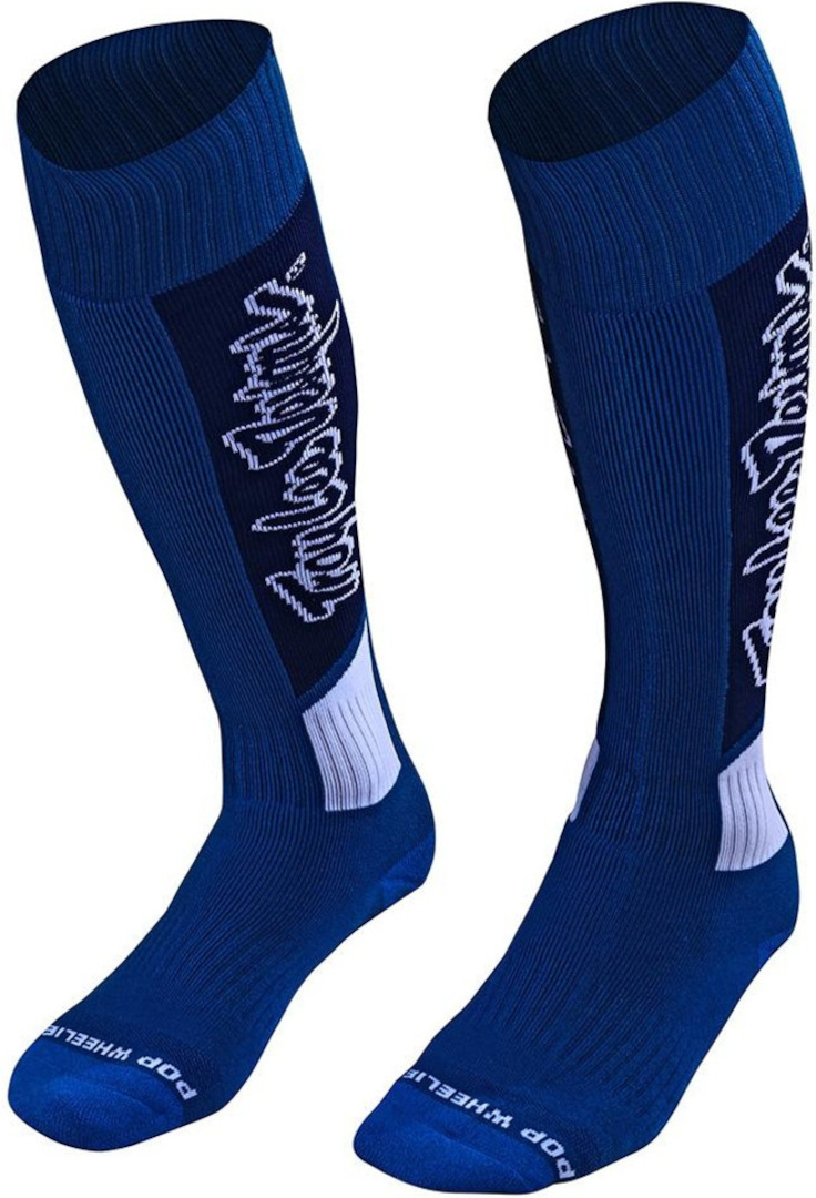 Troy Lee Designs GP Vox Thick Youth Motocross Socks, blue, Size M L, blue, Size M L