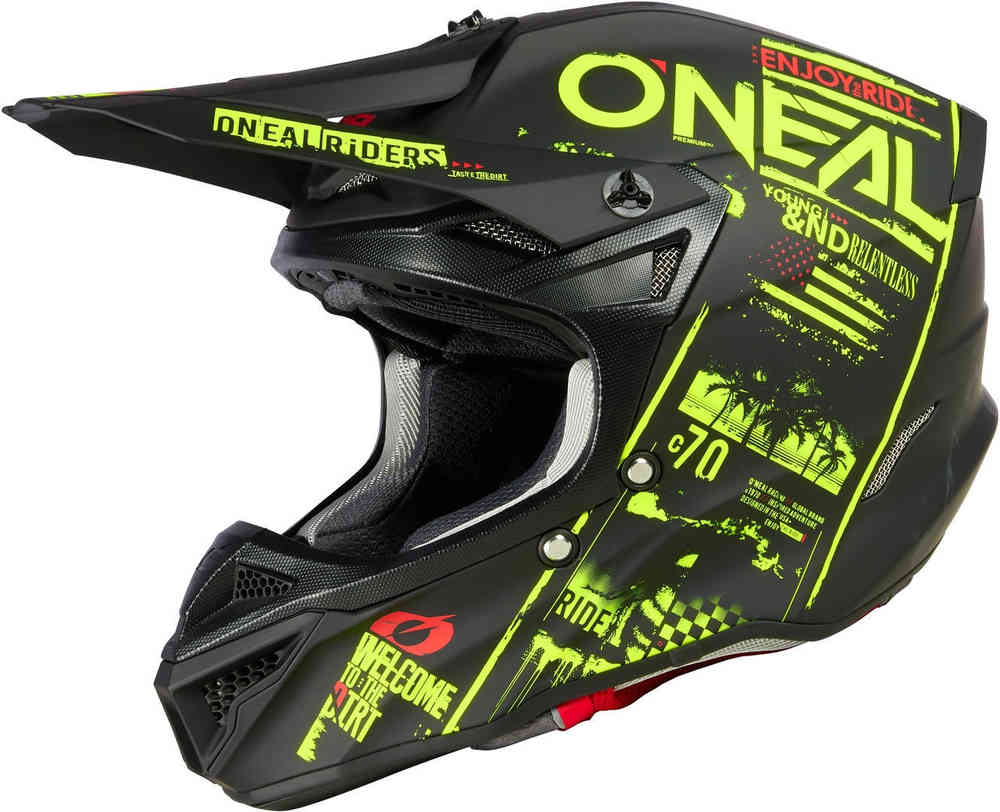 Oneal 5Series Polyacrylite Attack Шлем для мотокросса