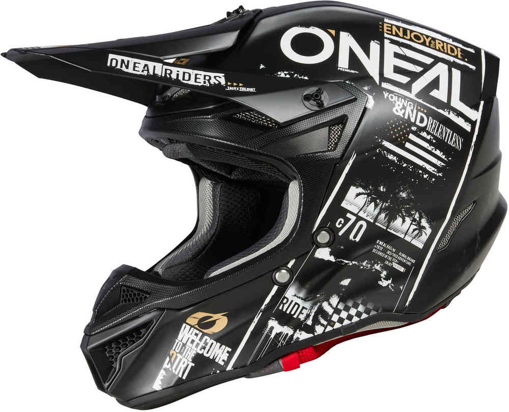 Oneal 5Series Polyacrylite Attack Casco Motocross
