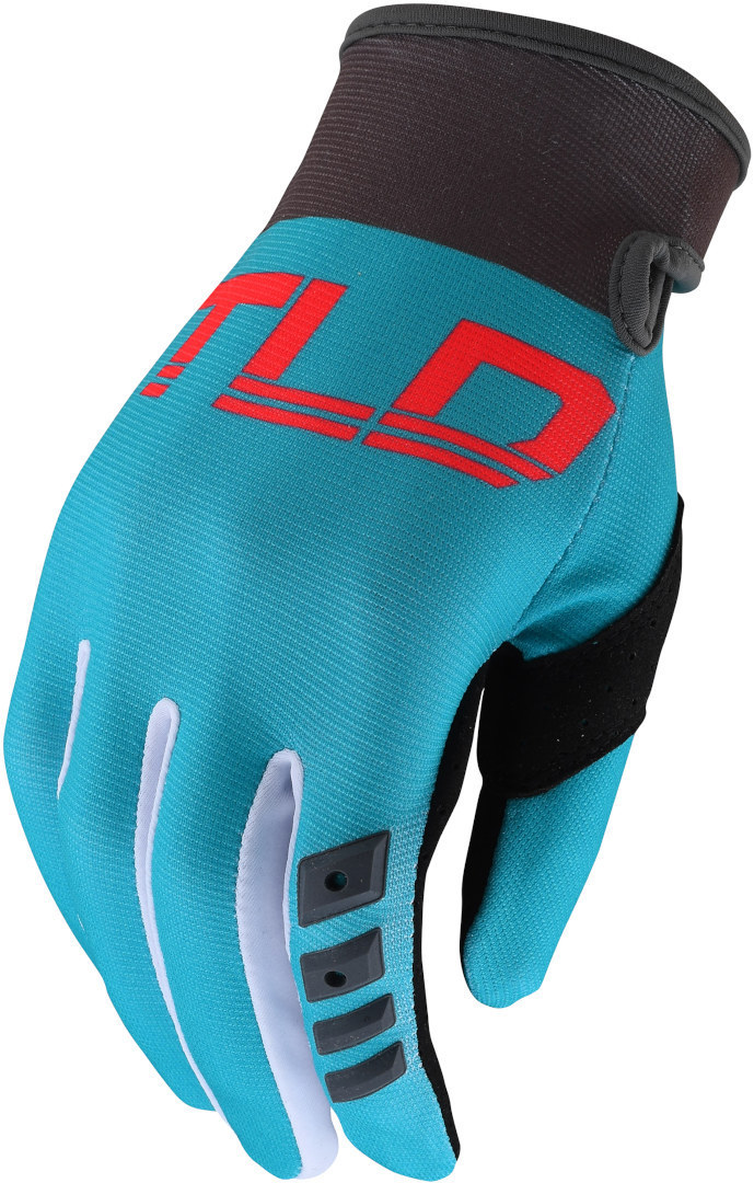Troy Lee Designs GP Ladies Motocross Gloves, black-turquoise, Size S for Women, black-turquoise, Size S for Women