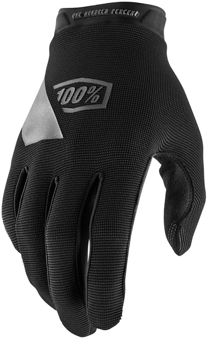 100% Ridecamp Bicycle Gloves, black, Size S, black, Size S