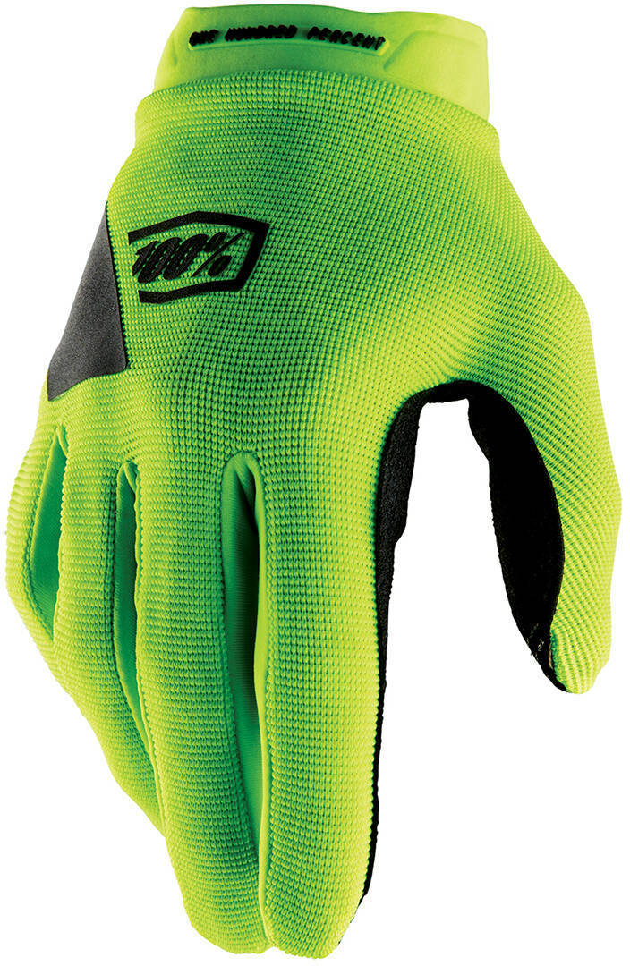 100% Ridecamp Bicycle Gloves, yellow, Size S, yellow, Size S