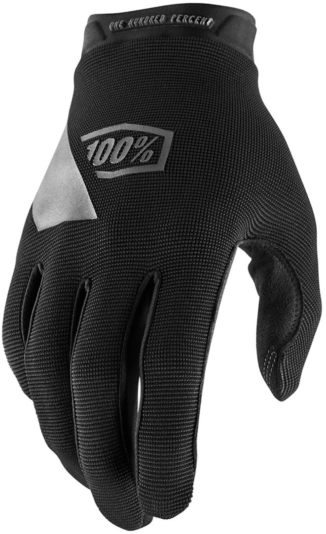 100% Ridecamp Youth Bicycle Gloves, black, Size M-image-876097988