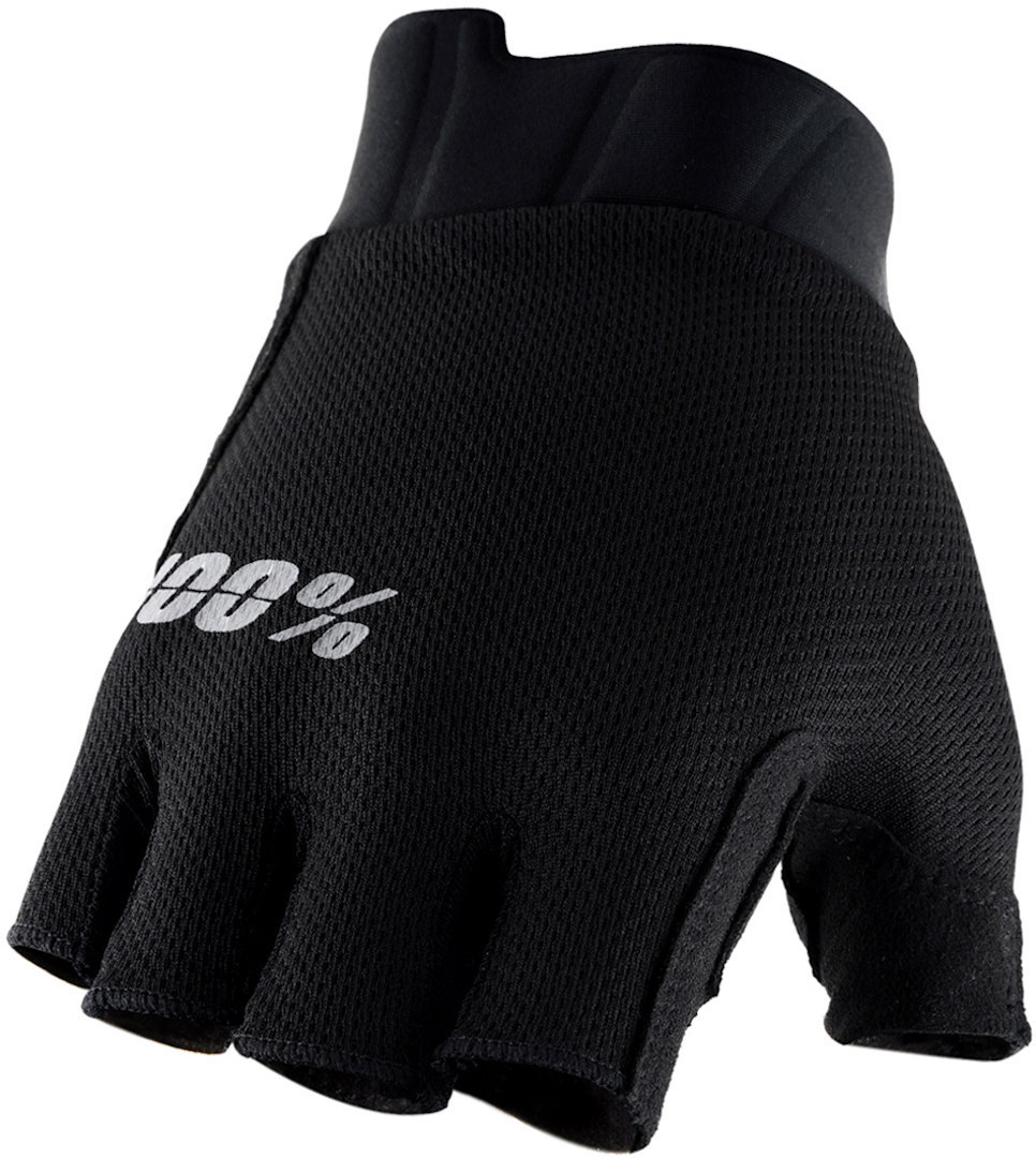 100% Exceeda Gel Bicycle Gloves, black, Size S for Men-image-1432208428