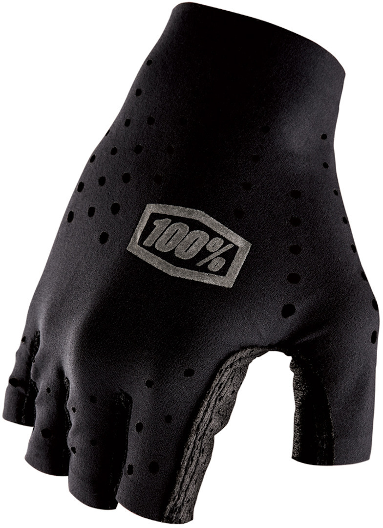 100% Sling Short Ladies Bicycle Gloves, black, Size L for Women-image-1300940940