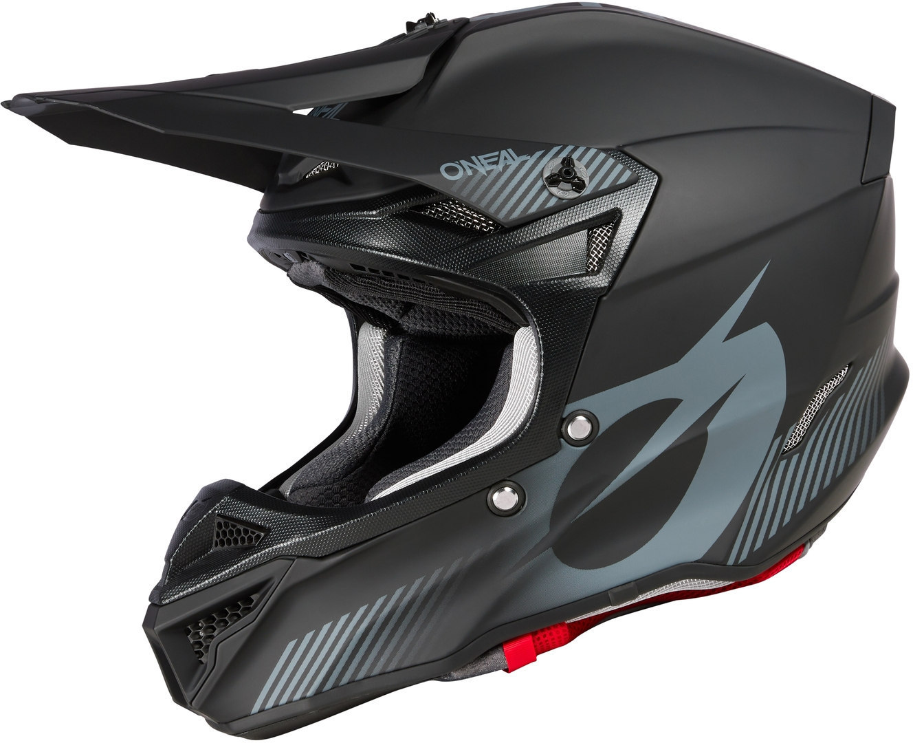 Oneal 5Series Polyacrylite Solid Motocross Helmet, black, Size XS, black, Size XS