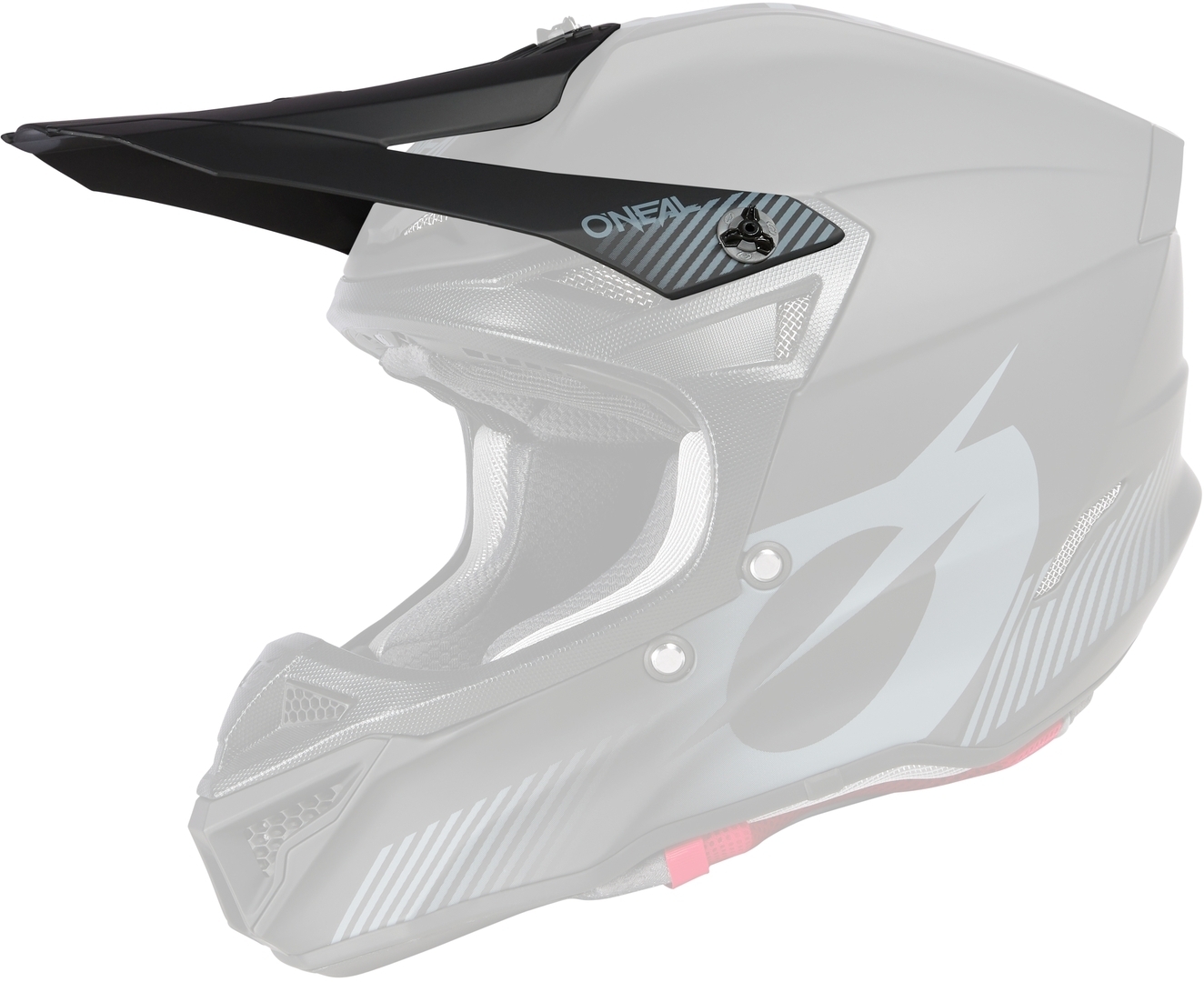 Oneal 5Series Polyacrylite Solid Helmet Peak, black, black, Size One Size