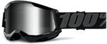 100% Strata 2 Chrome Motocross Goggles