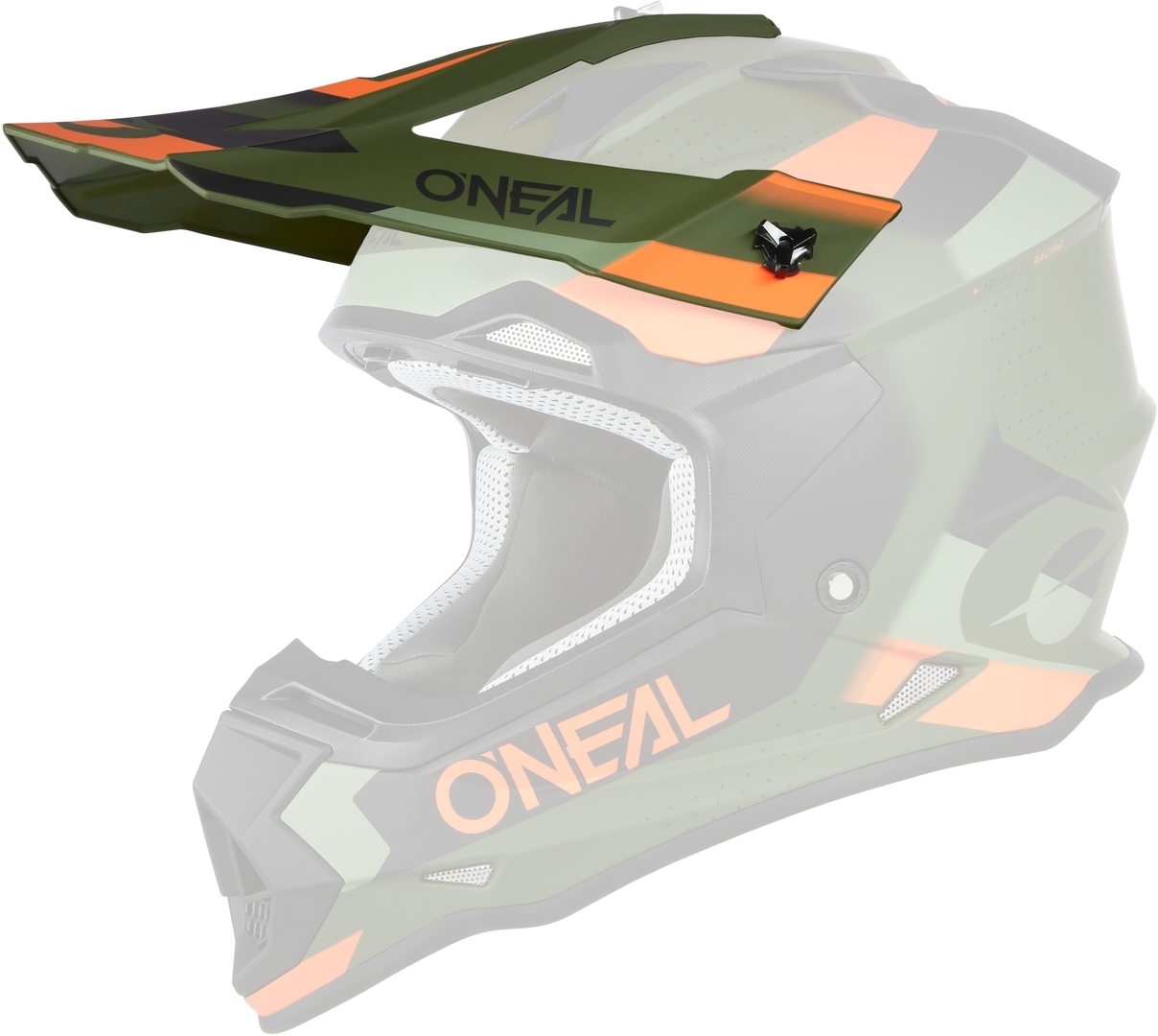 Oneal 2Series Spyde Helmet Peak, green, green, Size One Size