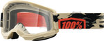 100% Strata 2 Clear Motocross Goggles