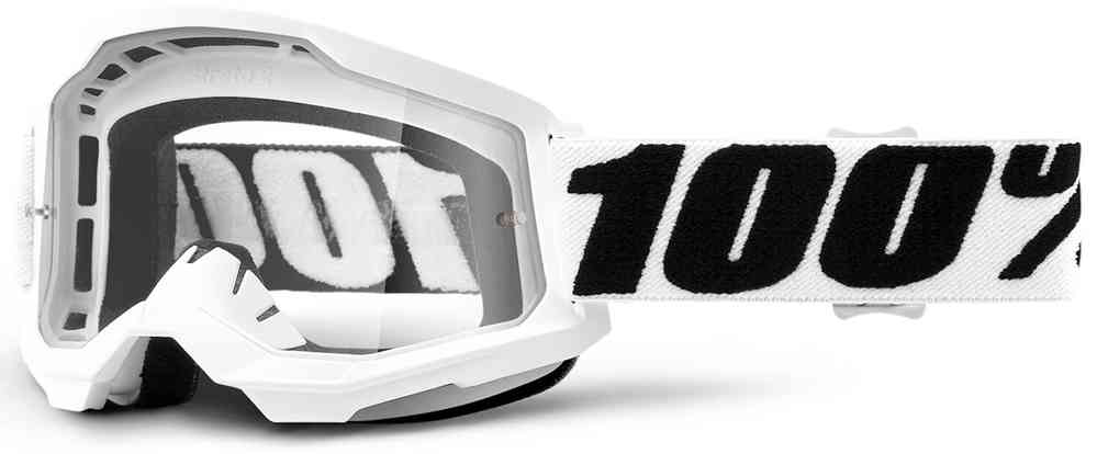 100% Strata 2 Clear Motocross Brille