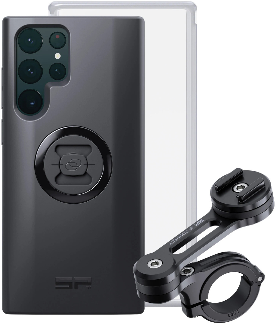 SP Connect Moto Bundle Samsung S22 Ultra Smartphone-Halterung, schwarz, schwarz
