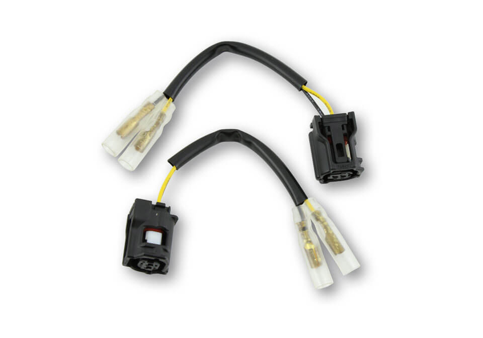 PROTECH Blinkeradapterkabel (Paar) für diverse Yamaha Modelle schwarz, schwarz