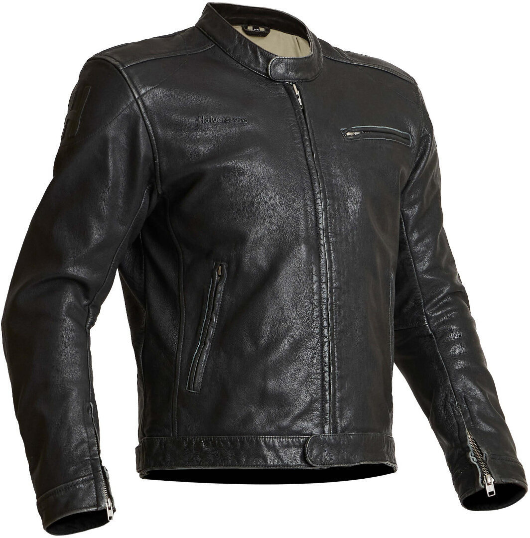Halvarssons Idre Motorfiets lederen jas, zwart, afmeting 54