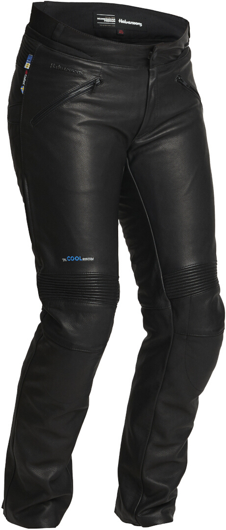Halvarssons Velen Waterproof Ladies Motorcycle Leather Pants, black, Size 36 for Women, black, Size 36 for Women