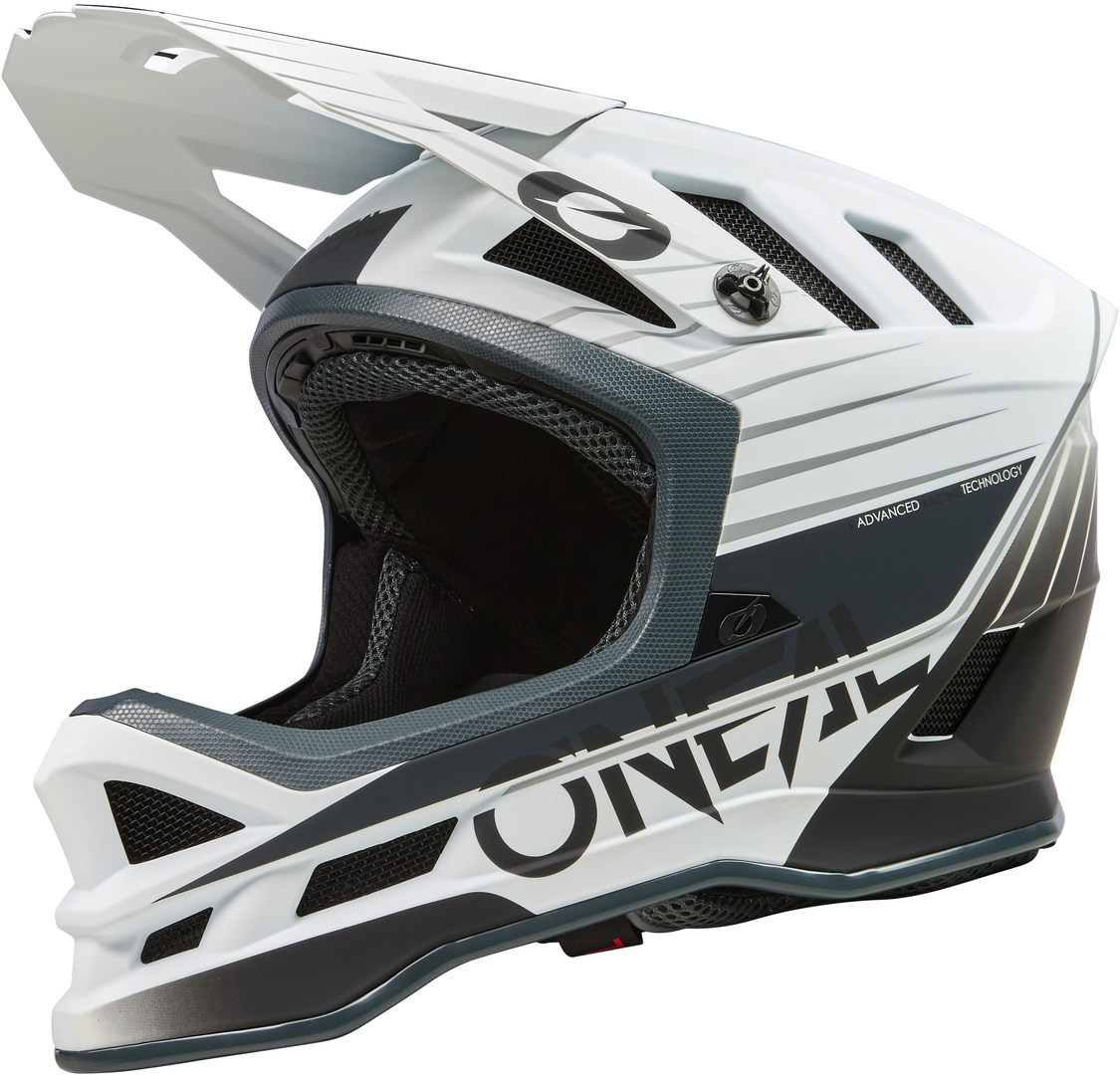 Oneal Blade Polyacrylite Delta Downhill Helmet, grey-white, Size S, grey-white, Size S