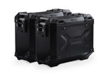 Sw-Motech TRAX ADV sistema de caja de aluminio - Negro. 37/37 l. Kawa Versys 1000 / 1000 S (18-).