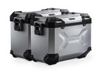 SW-Motech TRAX ADV aluminum case system - Silver. 45/45 l. Kawa Versys 1000 / 1000 S (18-).