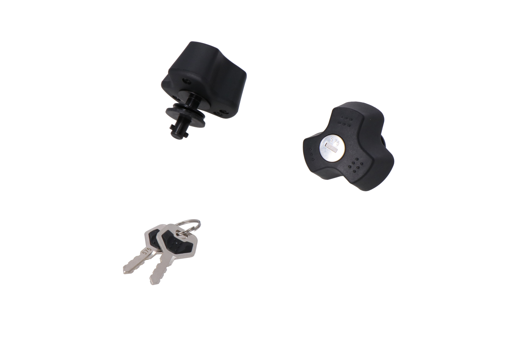 SW-Motech Diebstahlsicherung für EVO Kofferträger - QUICK-LOCK. 2 Schlösser, 2 Schlüssel.
