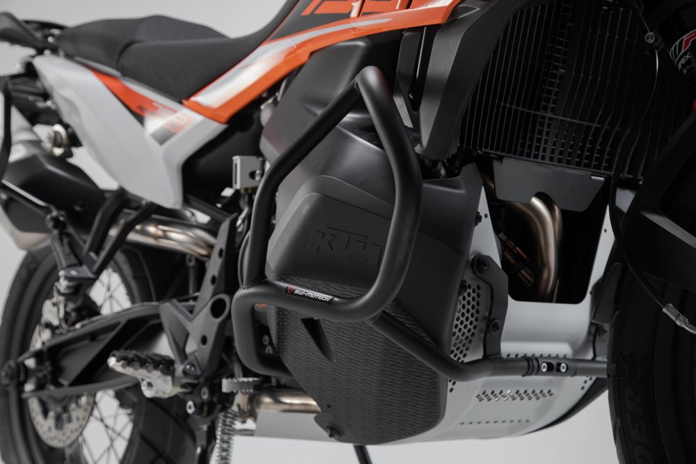 SW-モテッククラッシュバー-ブラック。KTM 790 / 890アドバンス/ R、ハスクバーナノルデン901。