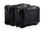 Sistema di valigie in alluminio SW-Motech TRAX ADV - Nero. 45/37 l. Aprilia Tuareg 660 (21-).