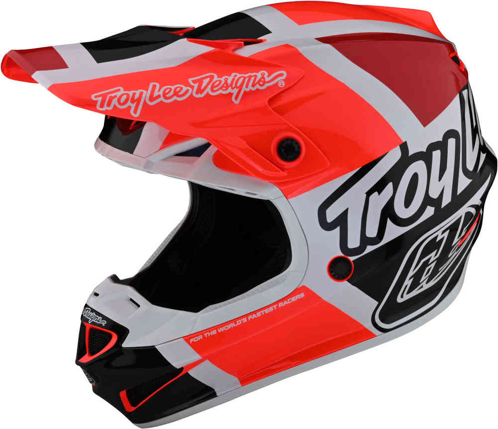 Troy Lee Designs SE4 Polyacrylite MIPS Quattro Motocross Helm