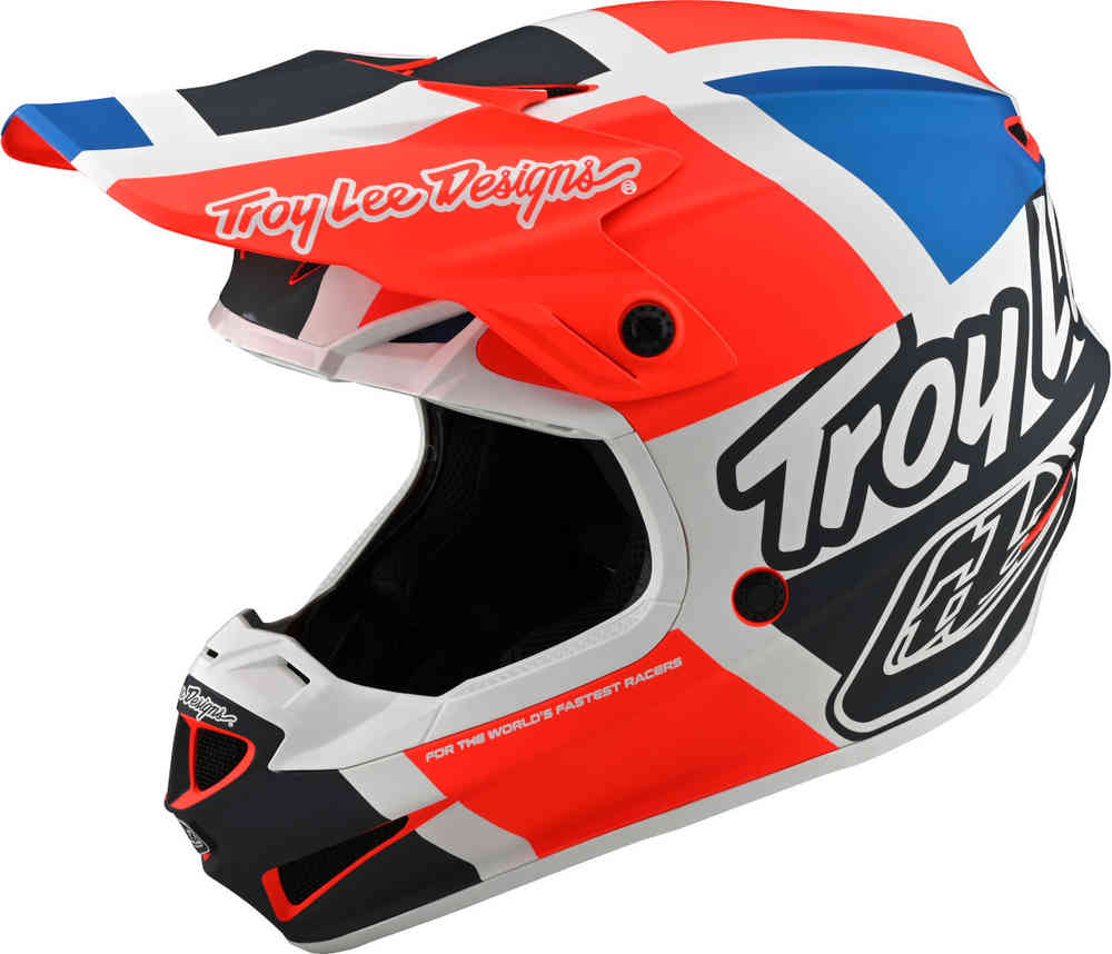 Troy Lee Designs SE4 Polyacrylite MIPS Quattro Motocross Helm